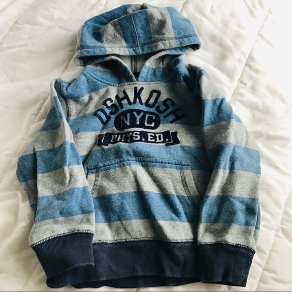 Oshkosh Boys hoodie sweatshirt size 5 - Picture 1 of 2